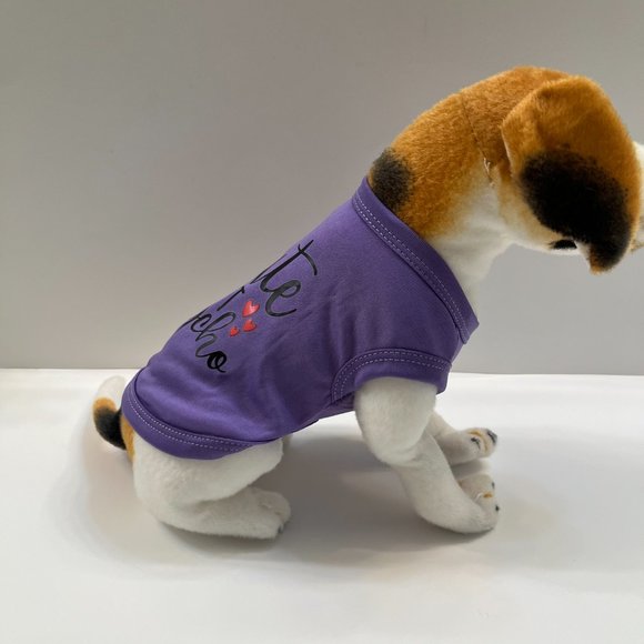 “Cute But Psycho" Pet T-shirt - Purple - NWT - Various Sizes - Picture 3 of 8